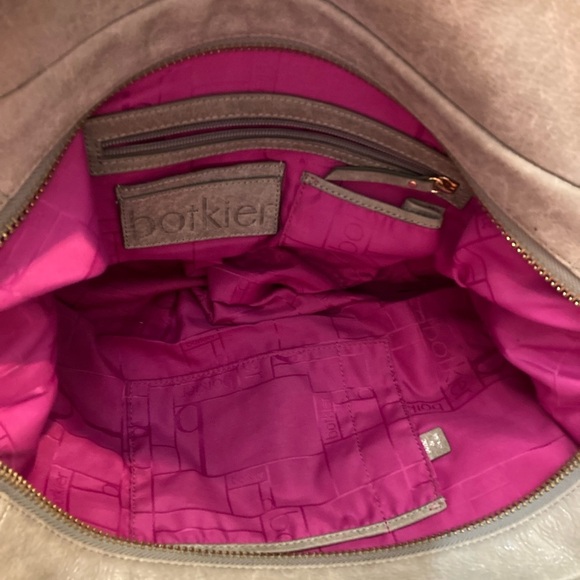 BOTKIER Legacy TRIGGER GREY LEATHER SATCHEL SHOULDERBAG​ - Picture 4 of 8